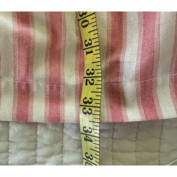 VERY J Womens Dress Medium Pink Striped Mini Fit Flare Summer Preppy Cottage - Picture 10 of 10